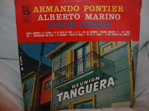 Vinilo Reunion Tanguera Pontier Marino Duran T1