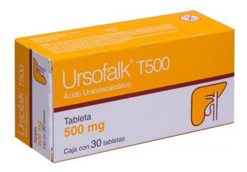 Ursofalk T500 500 Mg Caja Con 30 Tabletas
