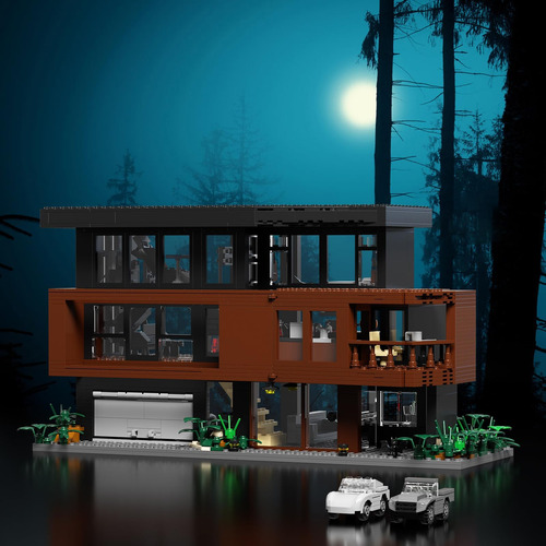 Juego De Construcción De Casa Cullen Compatible Con Bloques
