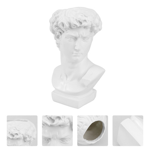 Tocador Pots Con Forma De Estatua Blanca Para Interiores