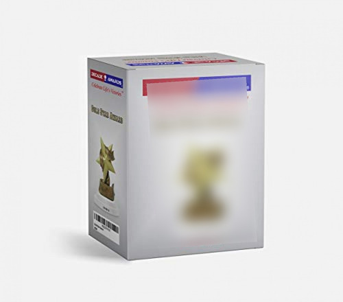 Imagen 4 de 6 de Trofeo Decade Awards Star Trophy - Gold Star Award - Reconoc