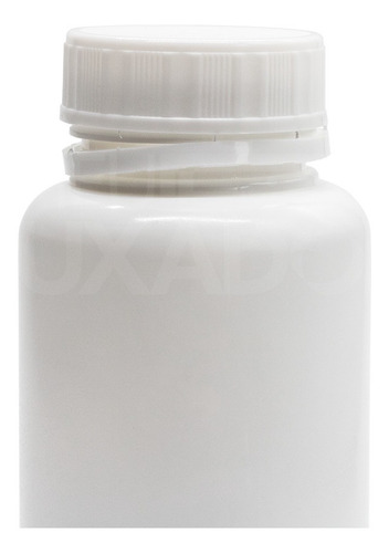 500 Frascos Plástico Pet 160 Ml Oval Branco Com Lacre Rosca