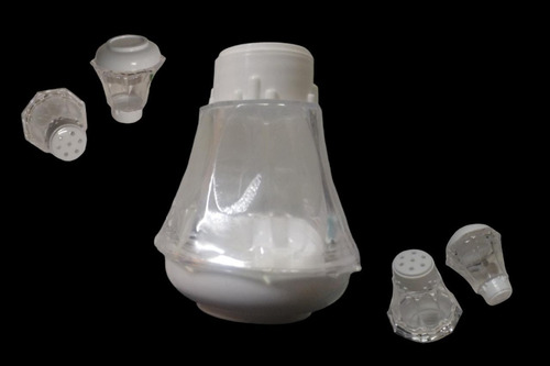 Saleros Blancos 100 Pzs 6 Cm Plastico Accesorio Para Mesa