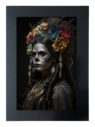 Cuadro De Catrina La Calavera Garbancera Día De Muertos #72