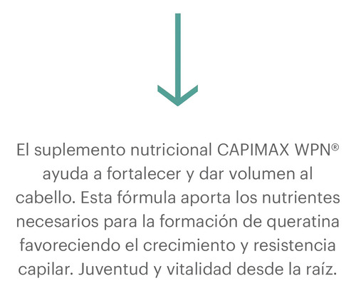 Wpn Capimax X30 Cápsulas | Estimulante Capilar Con L-cistina Sabor Sin Sabor
