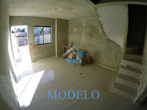 Imagem 18 de 28 de Sobrados À Venda Na Região Do Vitória Régia, Com Dois Quartos, Sala, Cozinha, Edícula Com Banheiro E Banheiro Social, Ainda Em Fase De Construção. - Ca02085 - 70728179