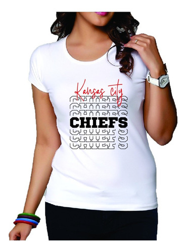 Playera Kansas City - Chiefs Jefes - Fashion Dama