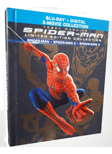 Spider-man 1 , 2 Y 3 Collection Boxset Blu-ray