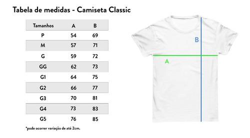 Imagem 3 de 3 de Camiseta Lisa Plus Size 100% Algodão Premium
