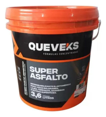 Super Asfalto Queveks 3,6 Litros