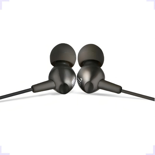 Headphone Fones De Ouvido Com Microfone Intra Auricular 9mm Cor Preto