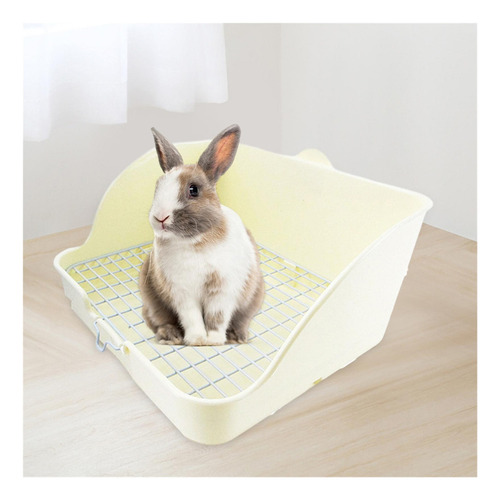 Caja De Arena Para Conejos, Inodoro, Orinal, Lecho Esquinero