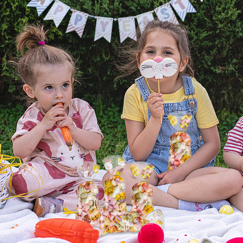 Bolsas De Celofán Para Cesta De Pascua Bolsas De Celofán Par