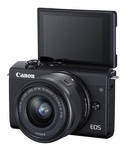 Imagen 3 de 6 de Canon EOS Kit M200 + lente 15-45mm IS STM sin espejo color negro