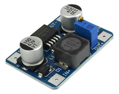 Módulo regulador de voltaje reductor DC/DC LM2576hv
