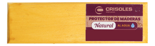 Protector De Madera Base Agua 18l Acabado Satinado Color Natural