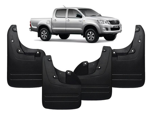 Para-barro Lameira Plastico Toyota Hilux 2009 2010 2011 2012