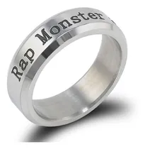 Comprar Anillo Bts Bangtan Boys Kpop Coreano Acero Rap Monster Rm