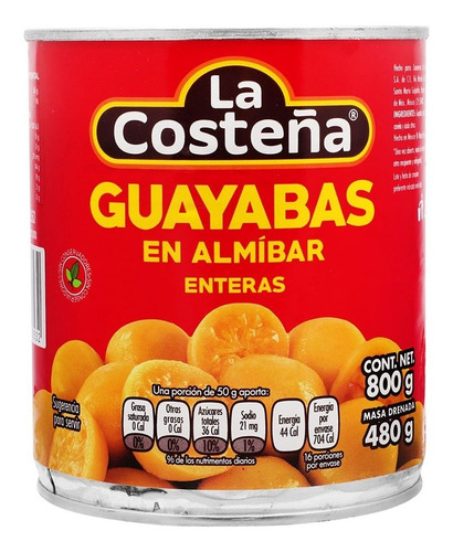 Guayabas En Almibar La Costeña 820gr 3 Pack Ipg