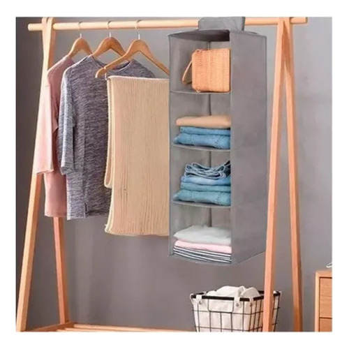 Organizador Zapatos Ropa Tela Colgante X4 Estantes