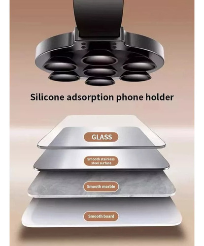 S Suporte Para Celular Com Ventosa De Adsorção Magnética
