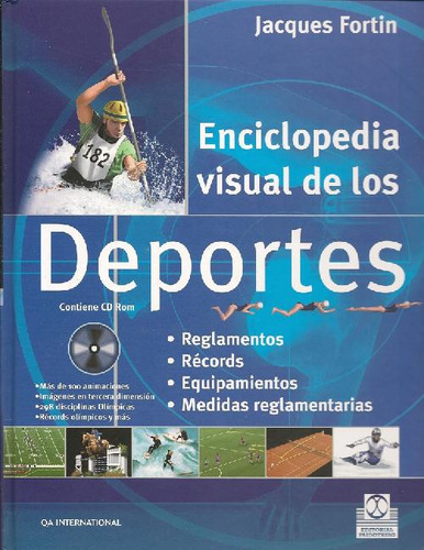 Libro Enciclopedia Visual De Los Deportes Con Cd De Jacques