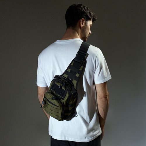 Morral Kevingston Buddy Verde Verde Militar Unico