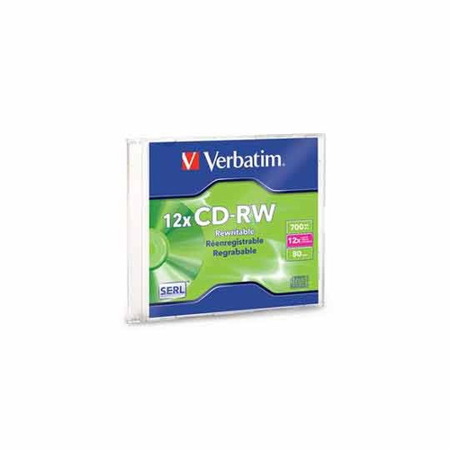 Cd-rw Verbatim - 700mb - 12x - Slim Case