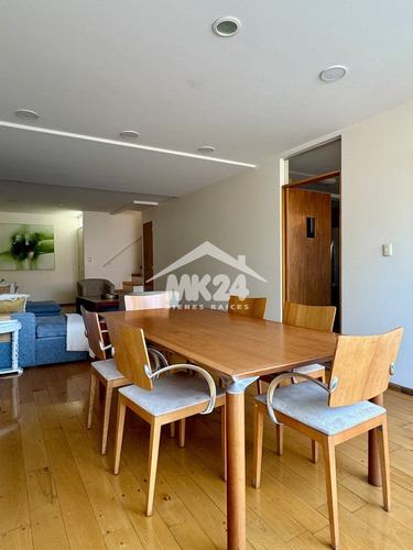 Pent-house Amueblado Y Equipado Con Roof Garden En La Colonia Del Valle Sur
