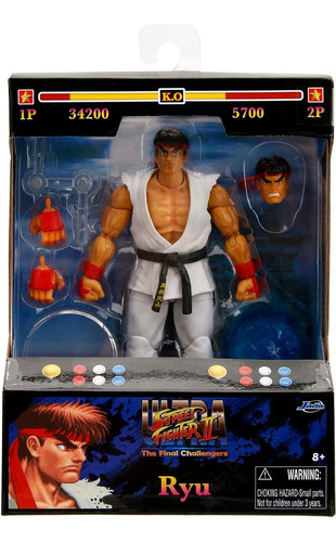 Ultra Street Fighter Ii Ryu Action Figure Jada Toys