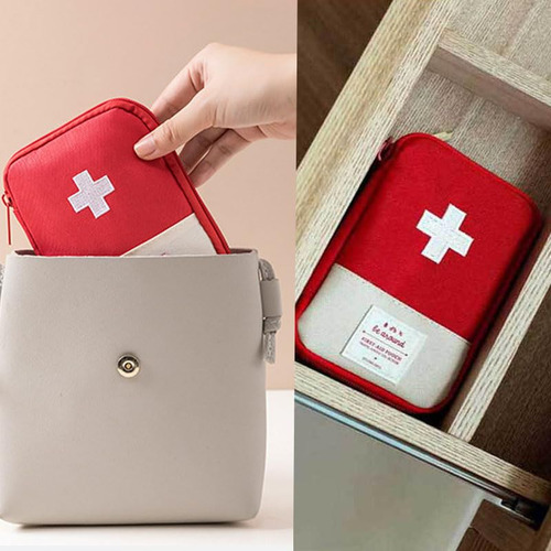 Paquete De 2 Bolsas Vacías De Primeros Auxilios