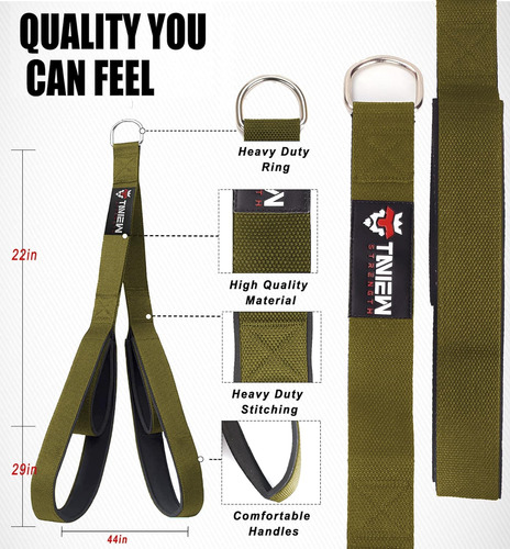 Accesorio De Cable De Cuerda Para Tríceps De Dos Longitudes
