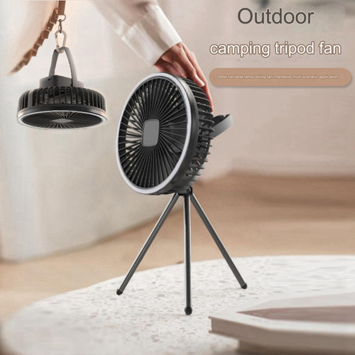 Ventilador De Camping B410000mah Recargable De Escritorio Po