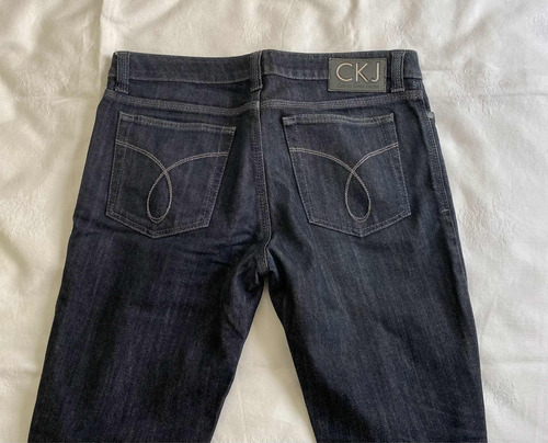 Pantalón Jean Calvin Klein Hombre Azul Oscuro Talle S