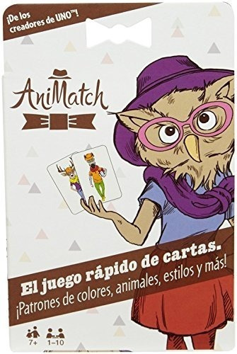 Animatch Creadores Del Juego Uno Mattel Inteligencia Fmw82