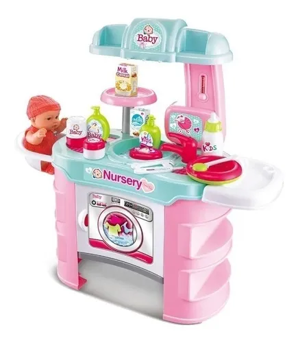 Juguete Bañera Guardería Muñeca Bebe Nursery Set Babymovil