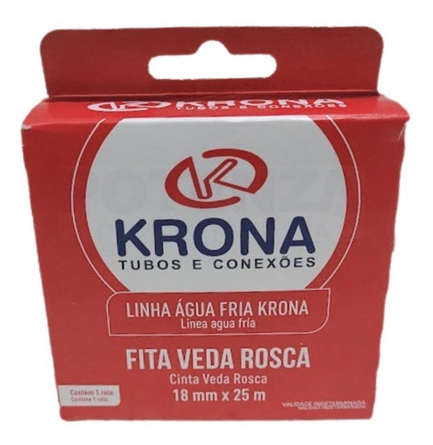 Fita Veda Rosca 18m.m X 50m