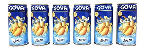 Goya Plátano Néctar 9.6fl.oz, 6 Pack