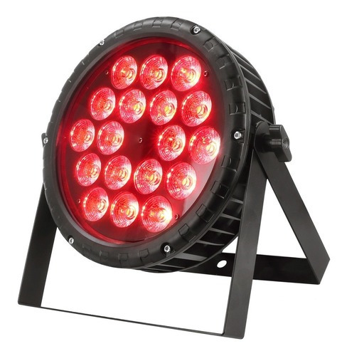 Refletor Canhao Led Par 64 Rgbwa+uv 18 Leds 18w Prova D'agua 127/220V