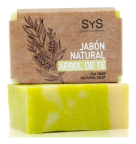 Jabón Natural Reparador De De Árbol De Te Sys 