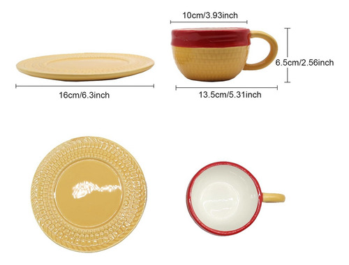 Compatible Taza De Café De Una Sola Pieza Con Forma De Mono