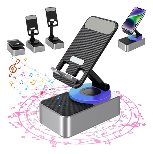 Altavoz Bluetooth De Audio De Inducción Inalámbrico, 3 En 1