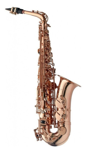 Saxo Alto Stagg Eb Levante Lvas4105 High F Con Estuche