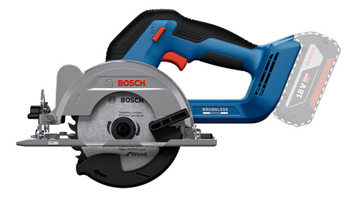 Serra Circular GKS 18V-51 A Bateria 18v Bosch GKS 18V-51 Madeira Sem Escova
