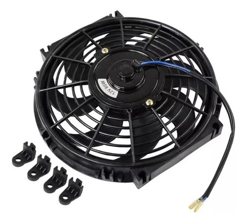 Eletro Ventilador Ventoinha 10 Pol 12v 80w Cond Troller