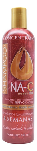 Shampoo Na C Plus Concentrado Crece El Cabello Rojo 325 Ml