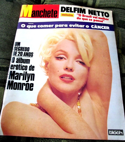 Revista Manchete 1982 20 Anos Marilyn Monroe Roberto Carlos
