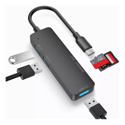 Tipo C Hub 5 En 1 Adaptador Usb C Multi Puerto Usb 3.0 Sd Tf