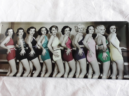 Chapas Retro 20x46 Vino Cervezas Cocacola Chicas Pin Up