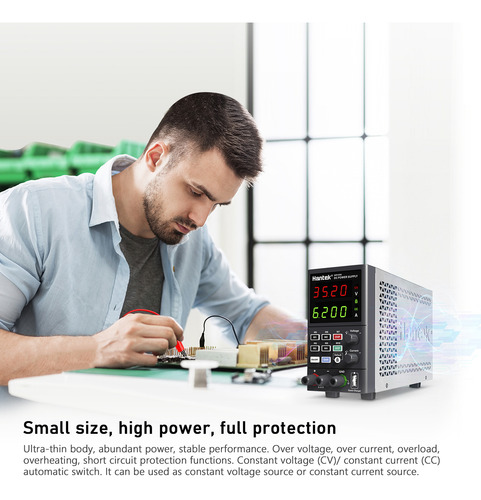 Fuente De Alimentación Regulada Power Hantek Con 6a Cc Ajust